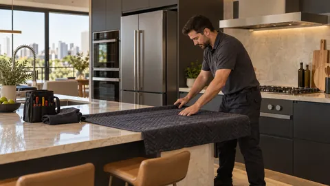Cena ilustrativa: Técnico da Appliance Brasil em atendimento em domicílio no estado de São Paulo