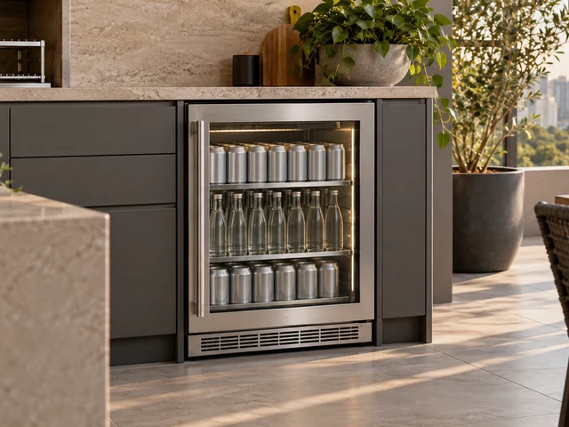 Cena ilustrativa: Cervejeira Tecno instalada em área gourmet